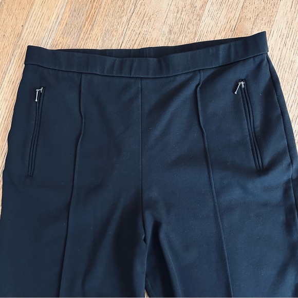 Sweaty Betty Black Pin Tuck Zippered Pockets Yoga Pants, size 14 - Picture 2 of 11